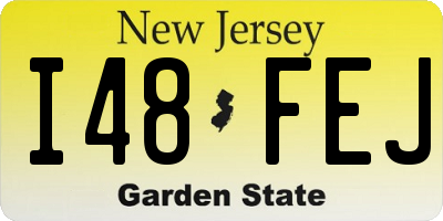 NJ license plate I48FEJ
