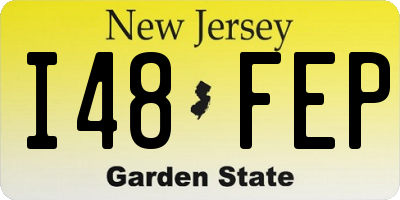 NJ license plate I48FEP