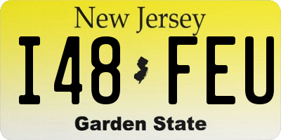 NJ license plate I48FEU