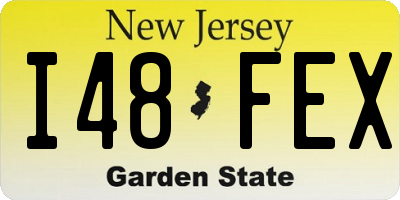 NJ license plate I48FEX