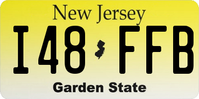 NJ license plate I48FFB