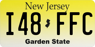 NJ license plate I48FFC