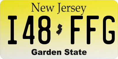 NJ license plate I48FFG