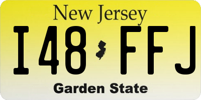 NJ license plate I48FFJ