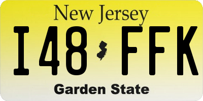 NJ license plate I48FFK