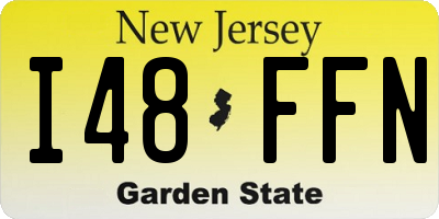 NJ license plate I48FFN