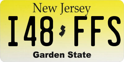 NJ license plate I48FFS