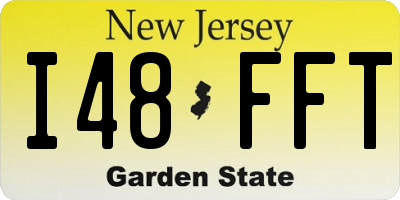 NJ license plate I48FFT