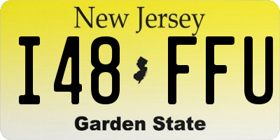 NJ license plate I48FFU
