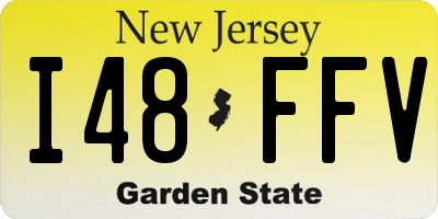 NJ license plate I48FFV