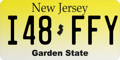 NJ license plate I48FFY