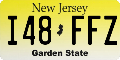 NJ license plate I48FFZ