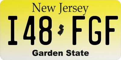 NJ license plate I48FGF