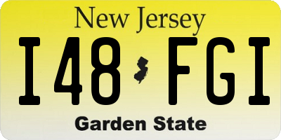 NJ license plate I48FGI
