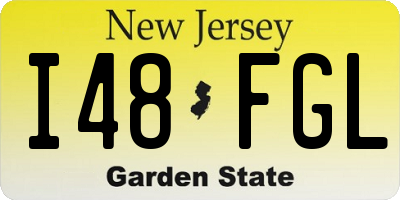 NJ license plate I48FGL