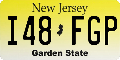 NJ license plate I48FGP
