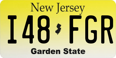 NJ license plate I48FGR