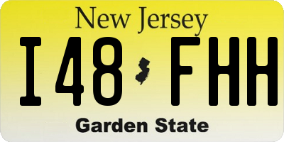 NJ license plate I48FHH