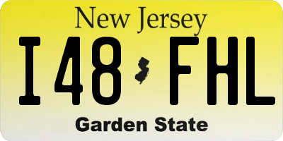 NJ license plate I48FHL