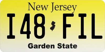 NJ license plate I48FIL