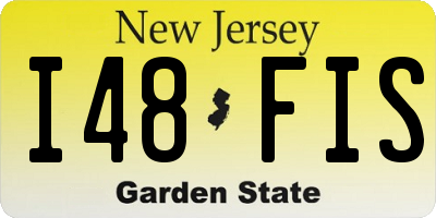 NJ license plate I48FIS