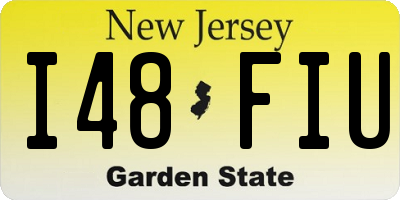 NJ license plate I48FIU