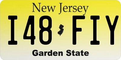 NJ license plate I48FIY