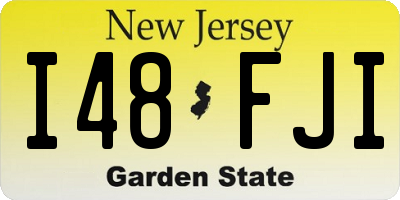 NJ license plate I48FJI