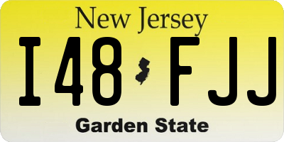 NJ license plate I48FJJ