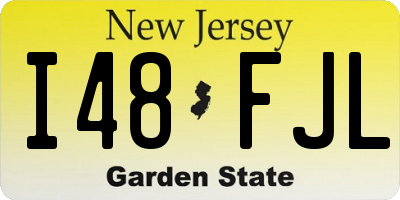 NJ license plate I48FJL