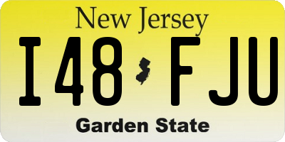 NJ license plate I48FJU
