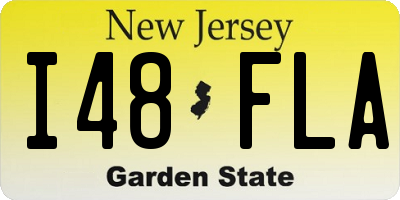 NJ license plate I48FLA