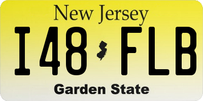 NJ license plate I48FLB