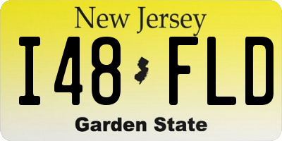 NJ license plate I48FLD