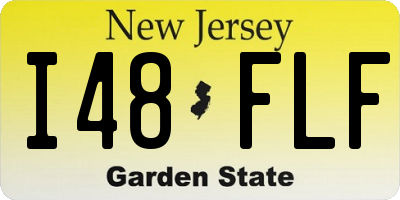 NJ license plate I48FLF