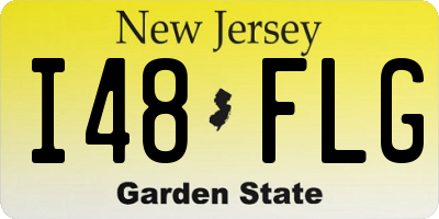 NJ license plate I48FLG