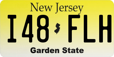 NJ license plate I48FLH