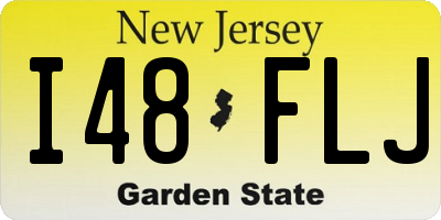 NJ license plate I48FLJ