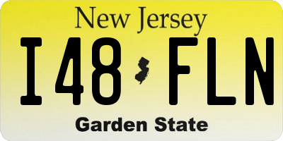 NJ license plate I48FLN