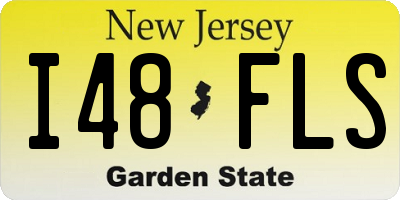 NJ license plate I48FLS