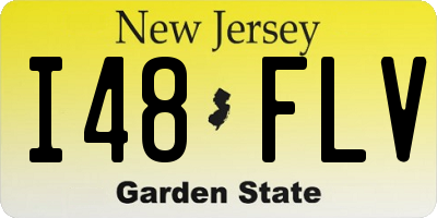 NJ license plate I48FLV