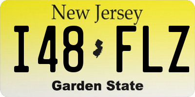 NJ license plate I48FLZ