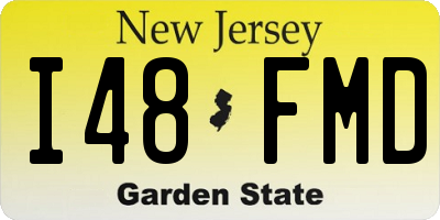 NJ license plate I48FMD
