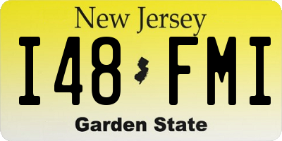 NJ license plate I48FMI