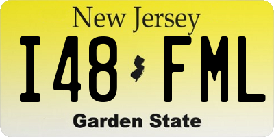 NJ license plate I48FML