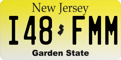 NJ license plate I48FMM