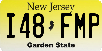 NJ license plate I48FMP