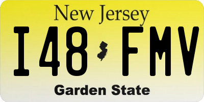 NJ license plate I48FMV
