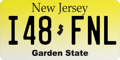 NJ license plate I48FNL