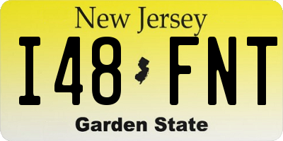 NJ license plate I48FNT